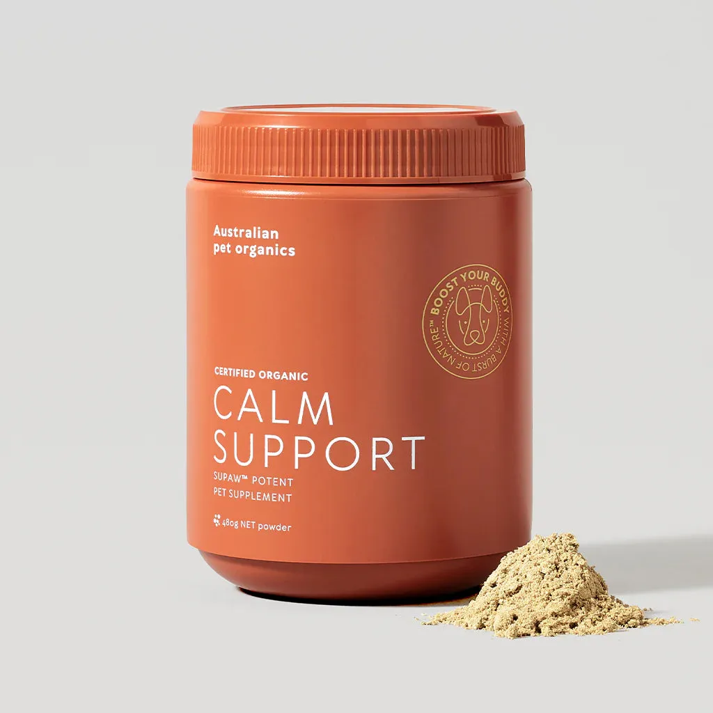 10% OFF: Australian Pet Organics Certified Organic Calm Support Pet Supplement For Dogs