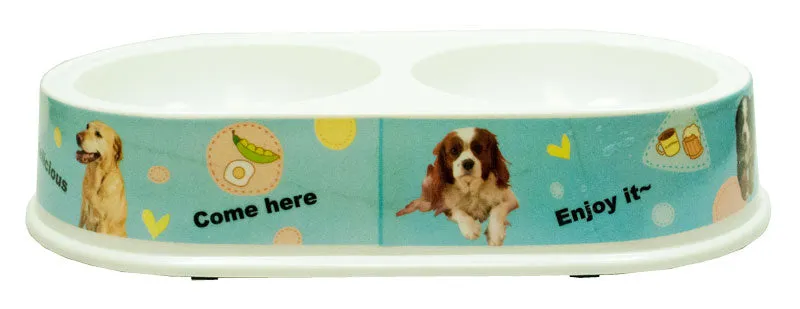 11" Double Dish Dog Bowl