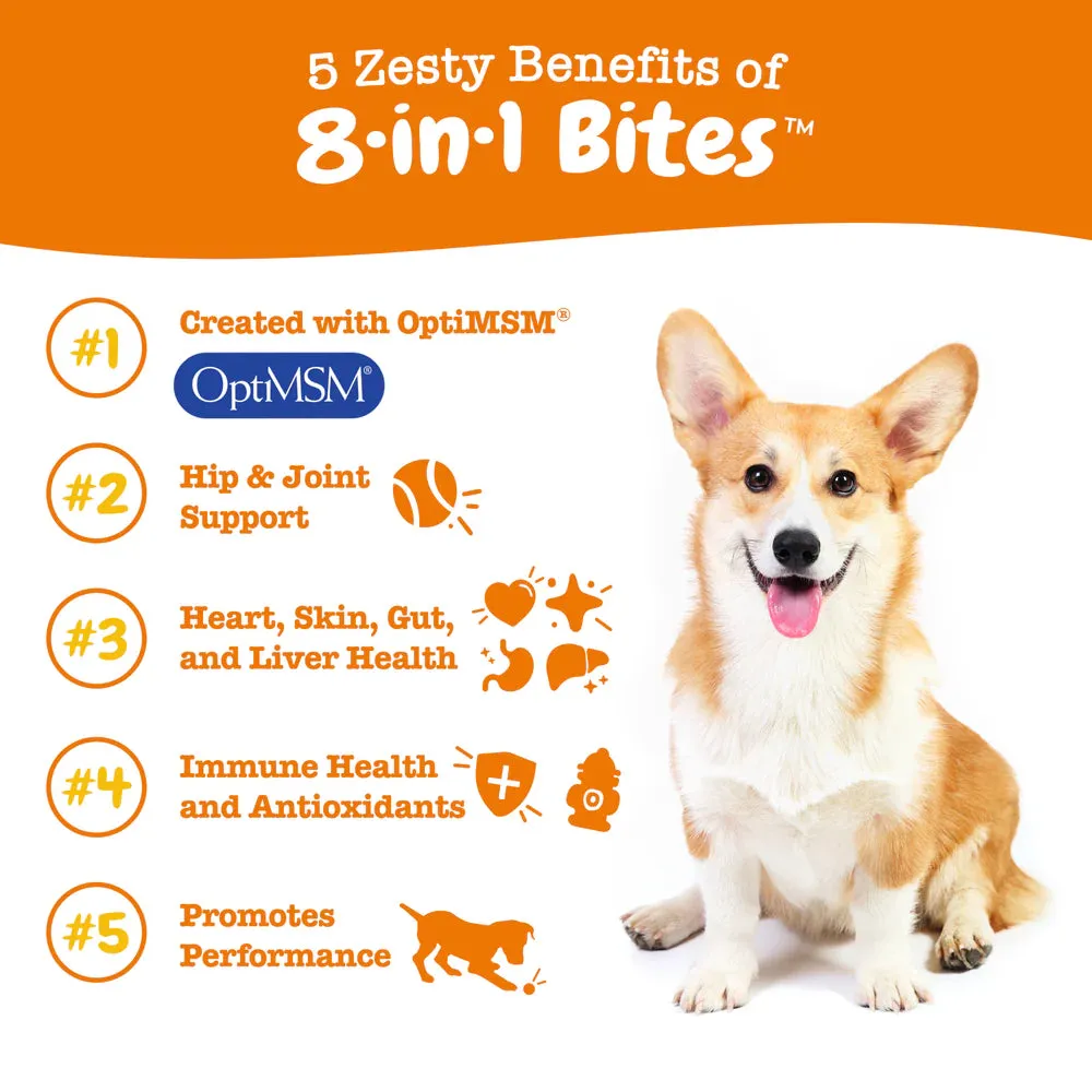 15% OFF: Zesty Paws 8-in-1 Multifunctional Bites Chicken Flavour Soft Chews For Dogs
