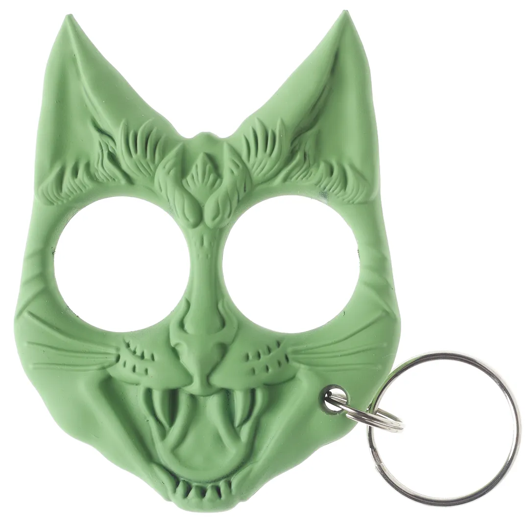ALLEY CAT GOUGER KEYCHAIN GREEN
