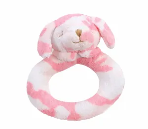 Angel Dear Pink Camo Puppy Rattle