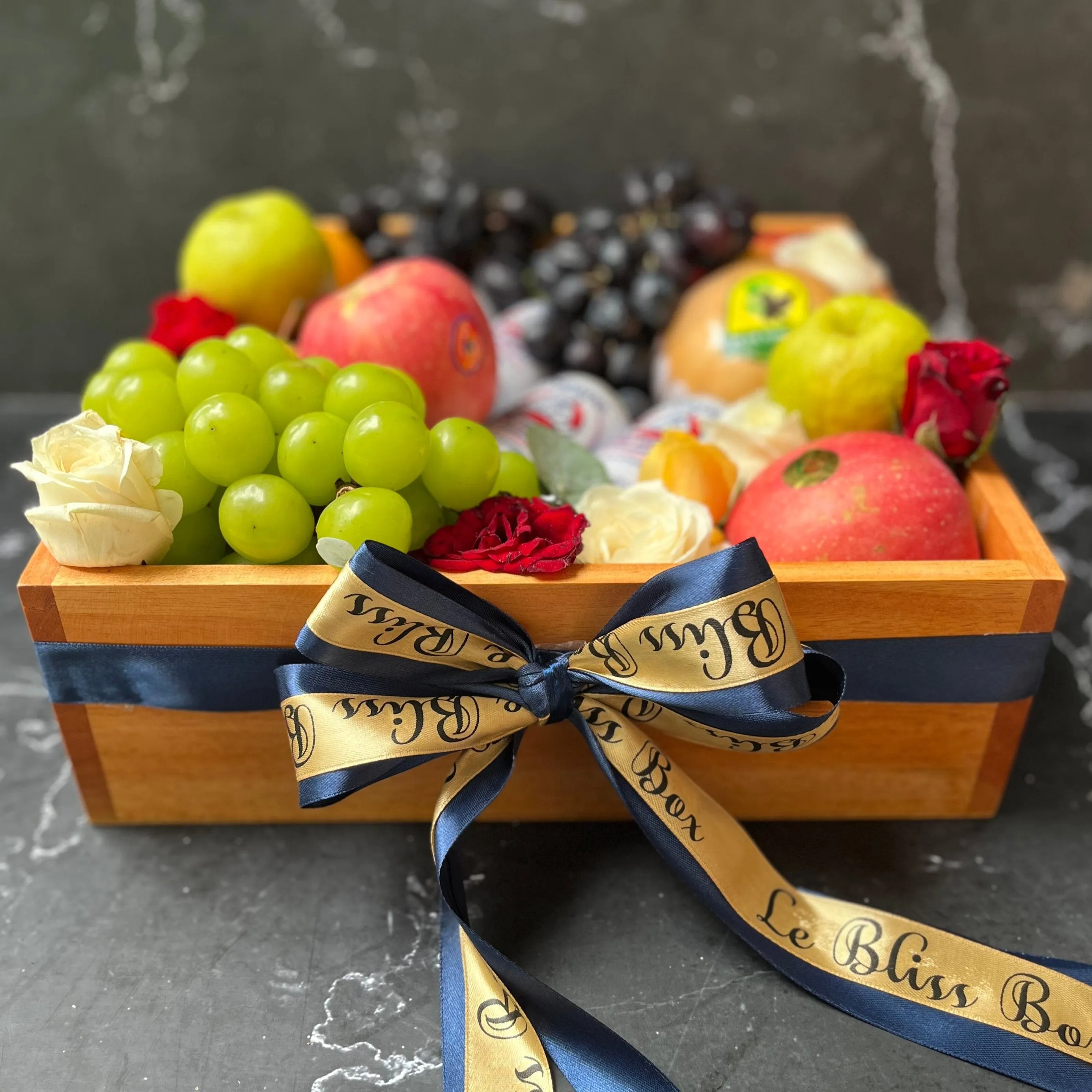 Bear Brand Wooden Fruit Box
