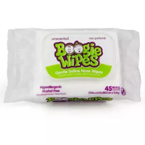 Boogie Wipes Simply Saline Baby Wipes Unscented 45 Count