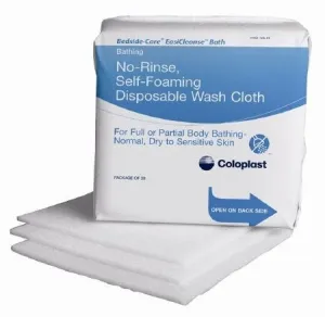 Coloplast Bedside-Care EasiCleanse Bath Wipe Soft Pack Sodium Cocoyl Isathionate / Panthenol Unscented Case of 500