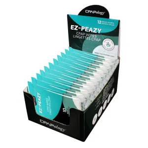 CPAPology EZ-Peazy CPAP Travel Wipes Box