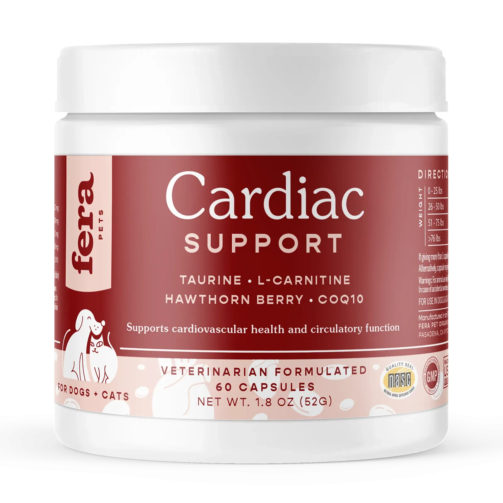Fera Pet Organics Cardiac Support For Dogs & Cats