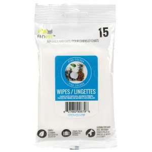 FFD Pet Wipes in Portable 15 Pack