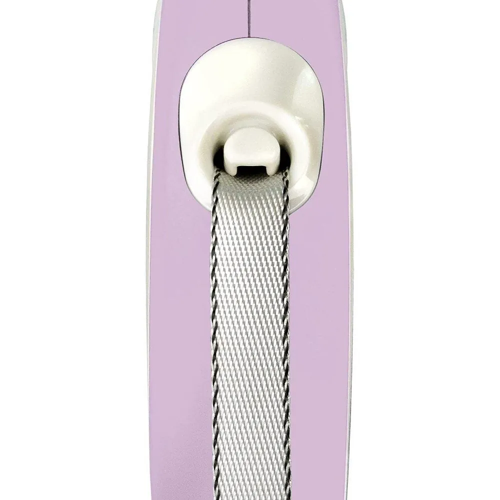 Flexi 5m Small Rose New Comfort Tape Retractable Dog Lead