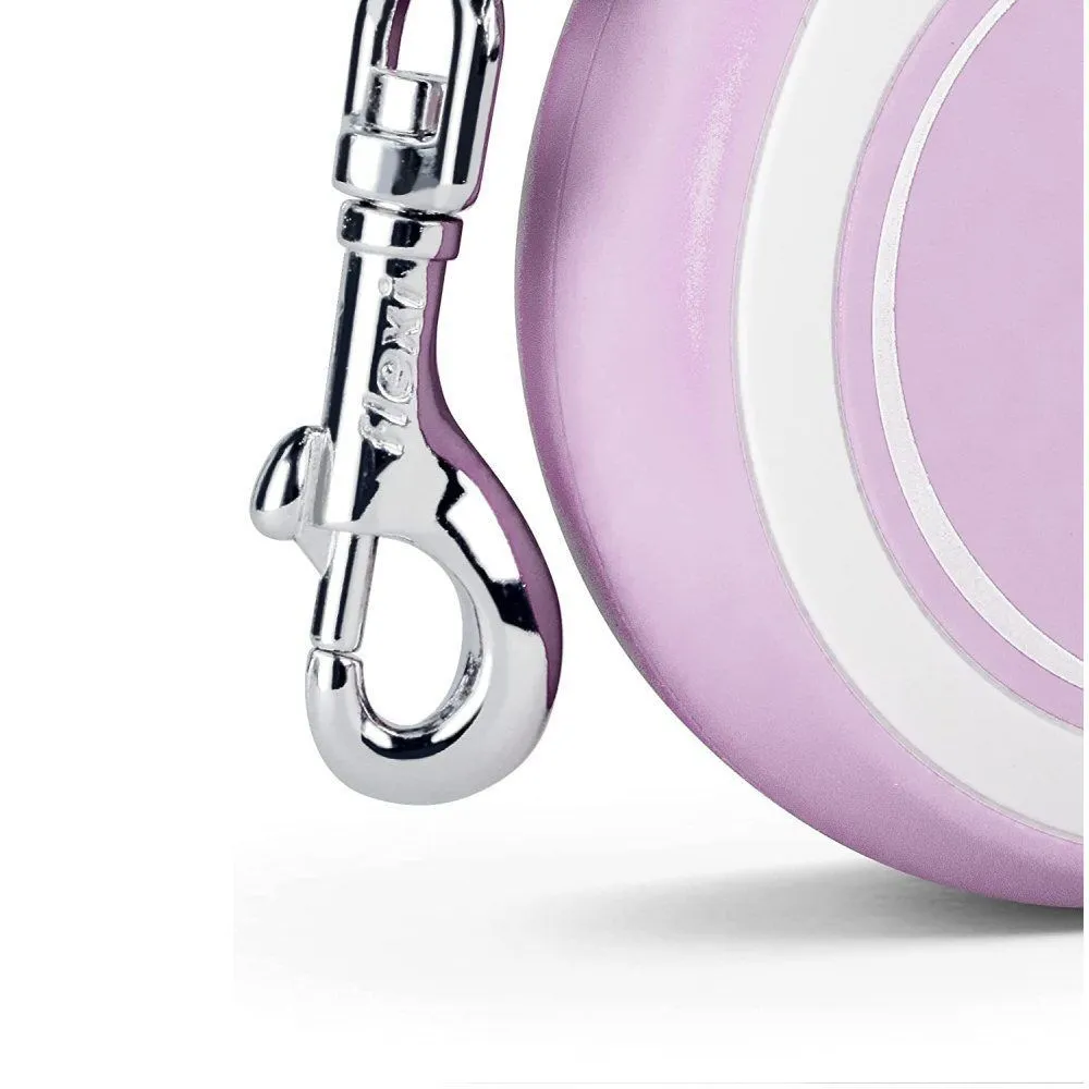 Flexi 5m Small Rose New Comfort Tape Retractable Dog Lead