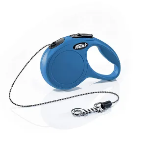 Flexi Classic Blue Retractable Leash - Cord