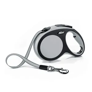 Flexi Comfort Grey Retractable Leash - Tape