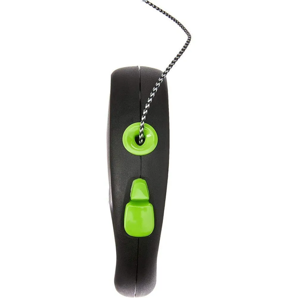 Flexi Green Black Design Cord Retractable Dog Lead
