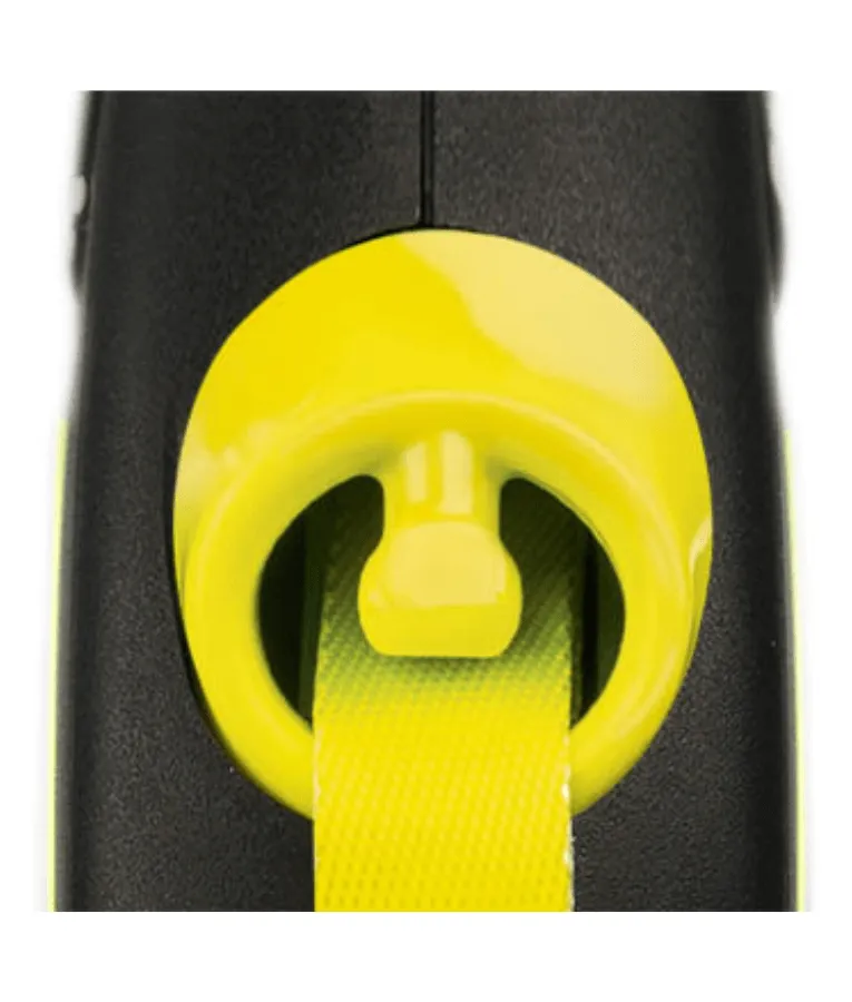 Flexi New Neon Dog Lead Retractable Leash Large 5m