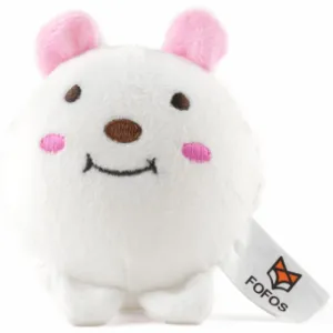 Fofos Slow Rising Animal Toy Set for Dogs (White)