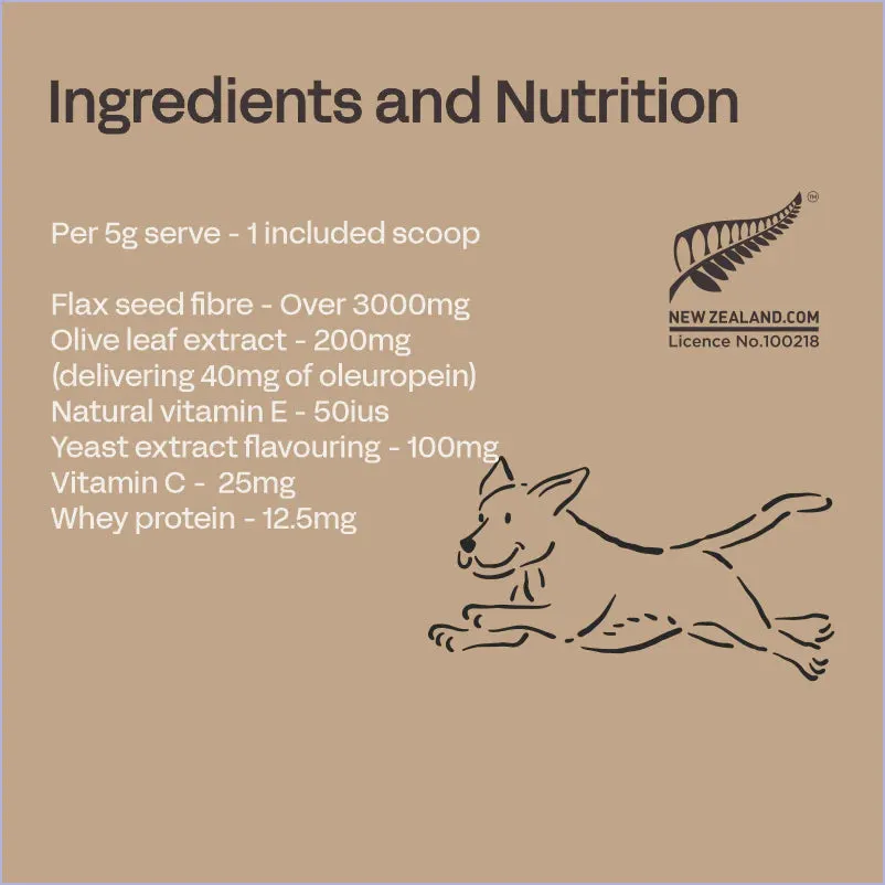 Fourflax Immunity Nutritional Powder Supplement For Dogs