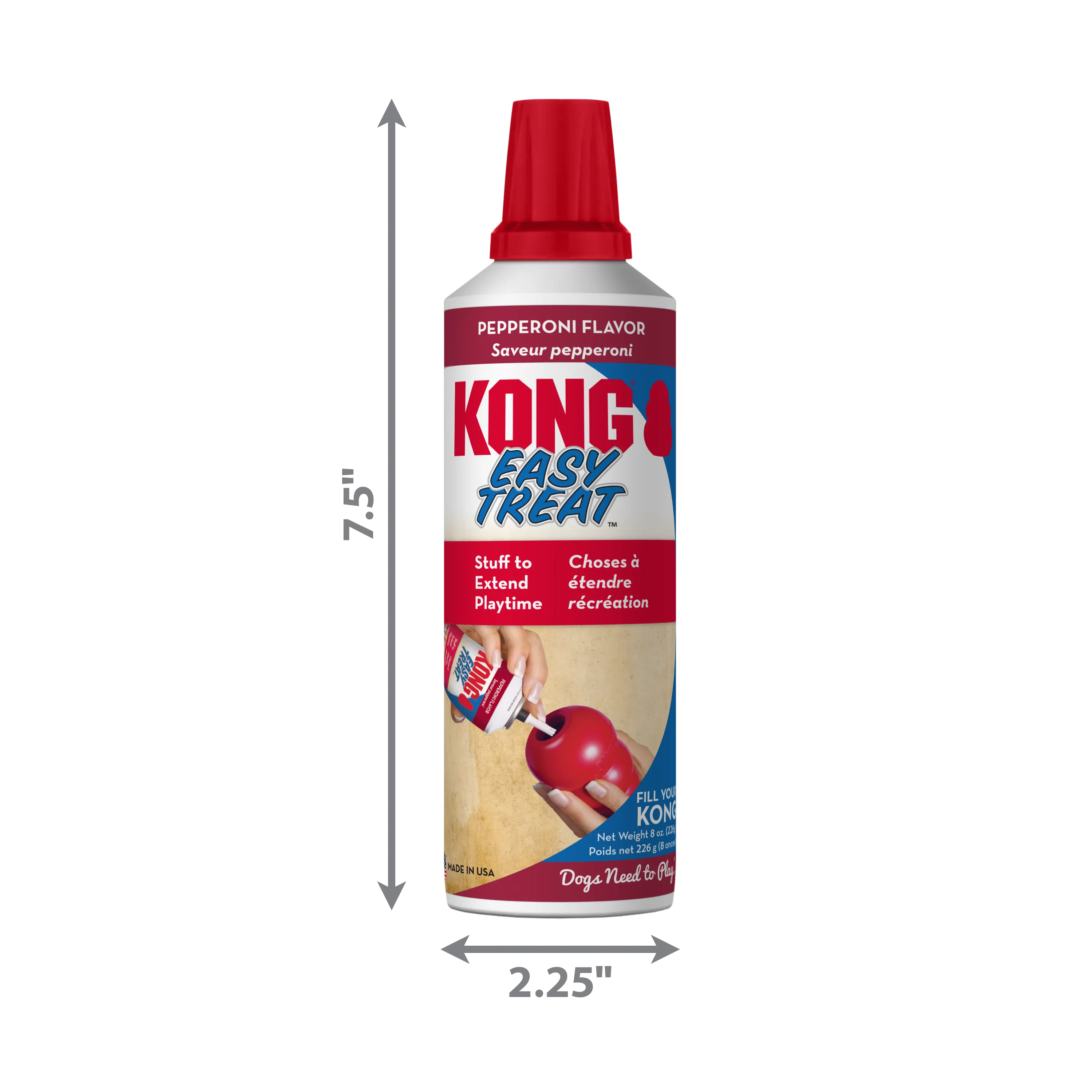 Kong Easy Treat Pepperoni 8-oz, Dog Treat