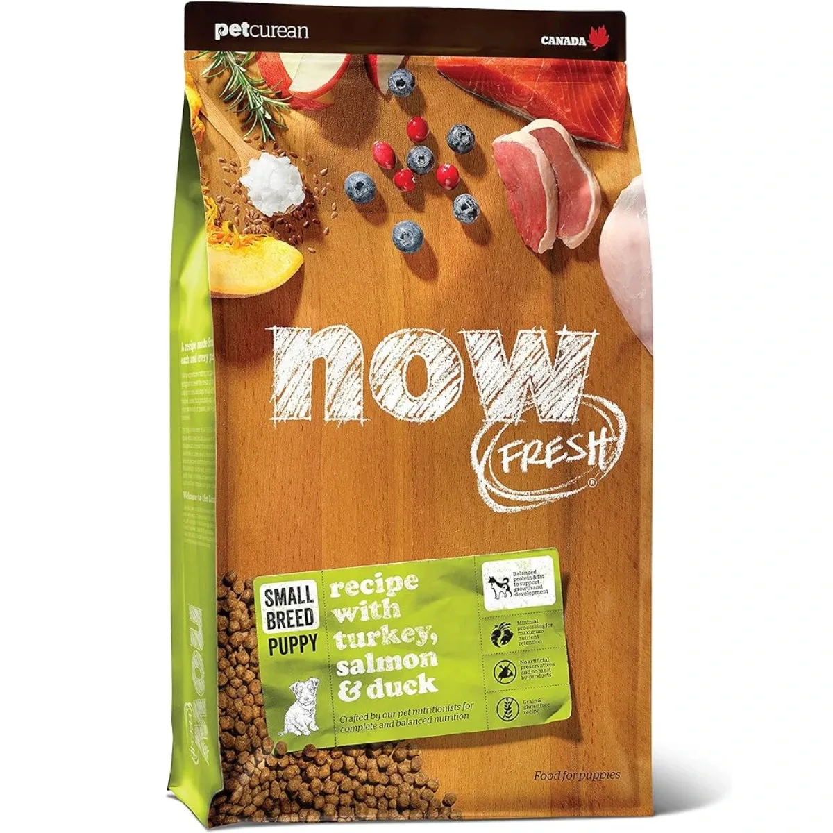 Now Fresh - Grain Free Puppy Small Breed Dog Food - Turkey, Salmon & Duck