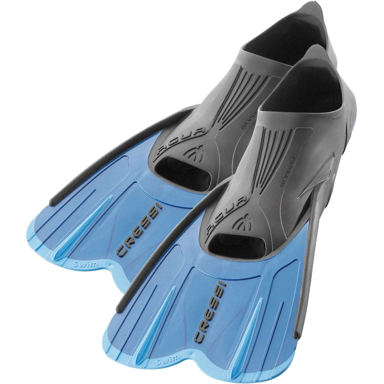 Open Box Cressi Agua Short Swim Full Foot Fins - 35/36