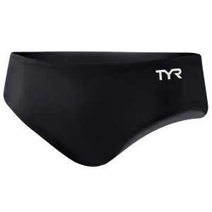 Open Box TYR Men's TYReco Solid Racer Swimsuit-Black-30