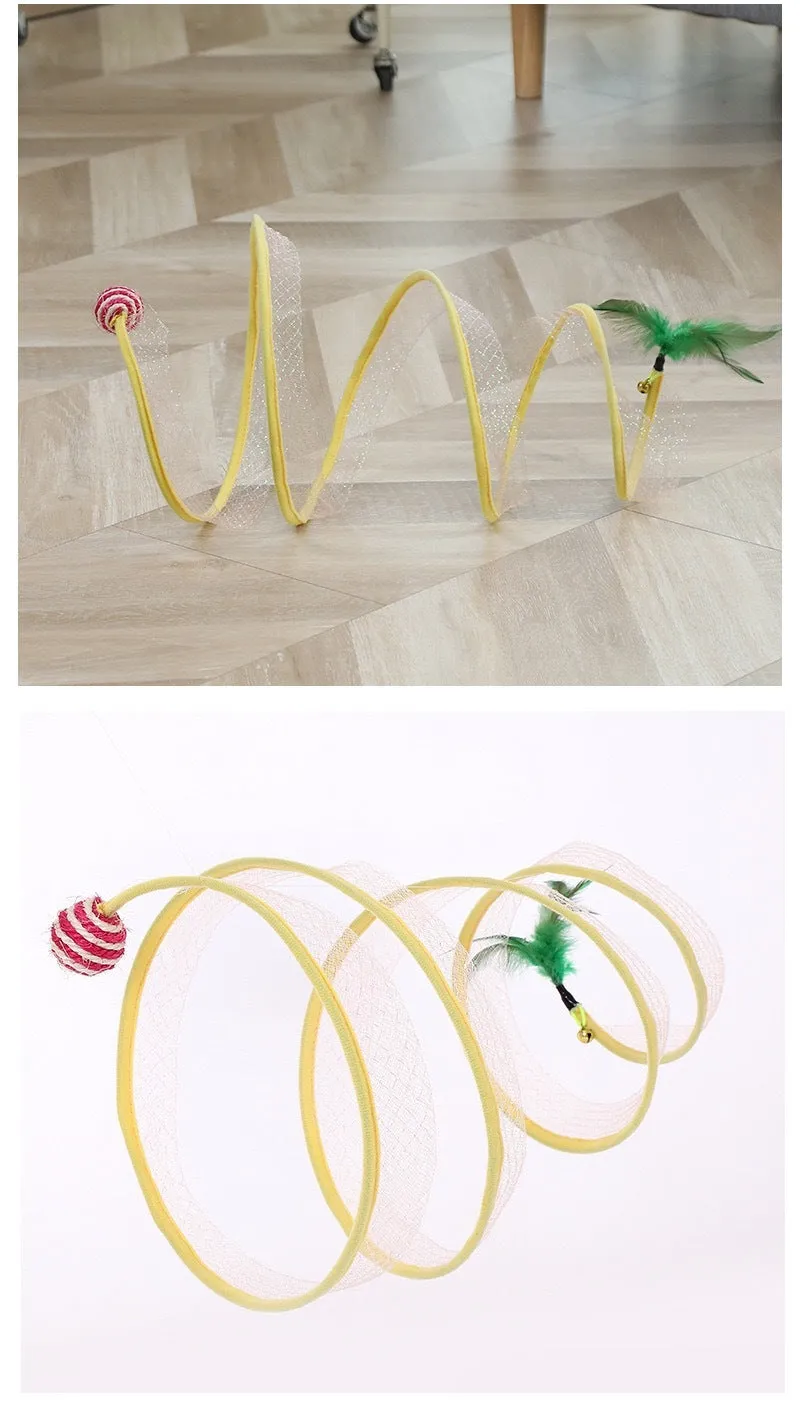 S-type Cat Tunnel Toy Foldable Channel