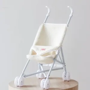 Tiny Harlow Folding Doll's Stroller - cream