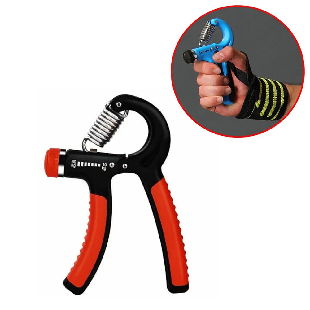 Us 2-4 Pack Adjustable Hand Grip Trainer Counter Exerciser Forearm Power Fingers