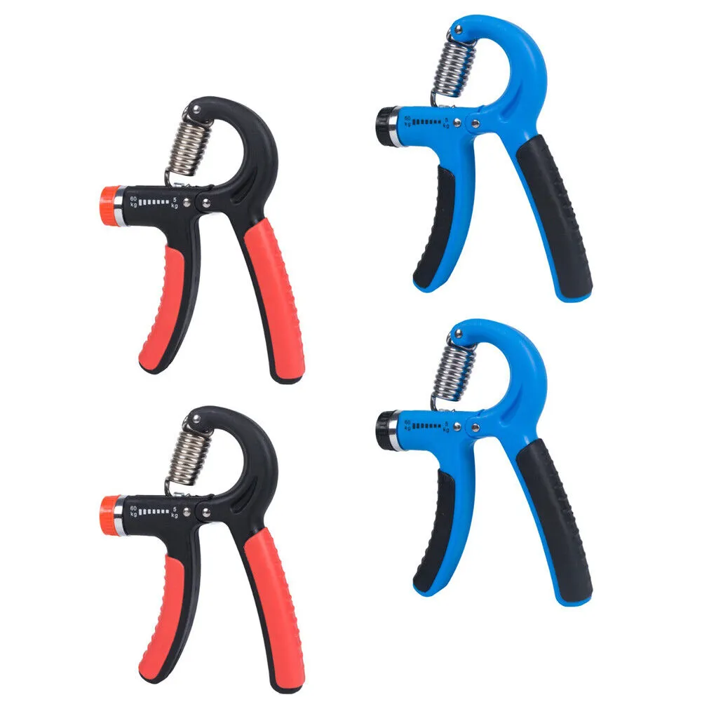 Us 2-4 Pack Adjustable Hand Grip Trainer Counter Exerciser Forearm Power Fingers